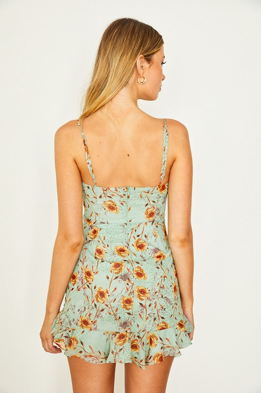 Floral Cami Mini Dress (Shipping Only)