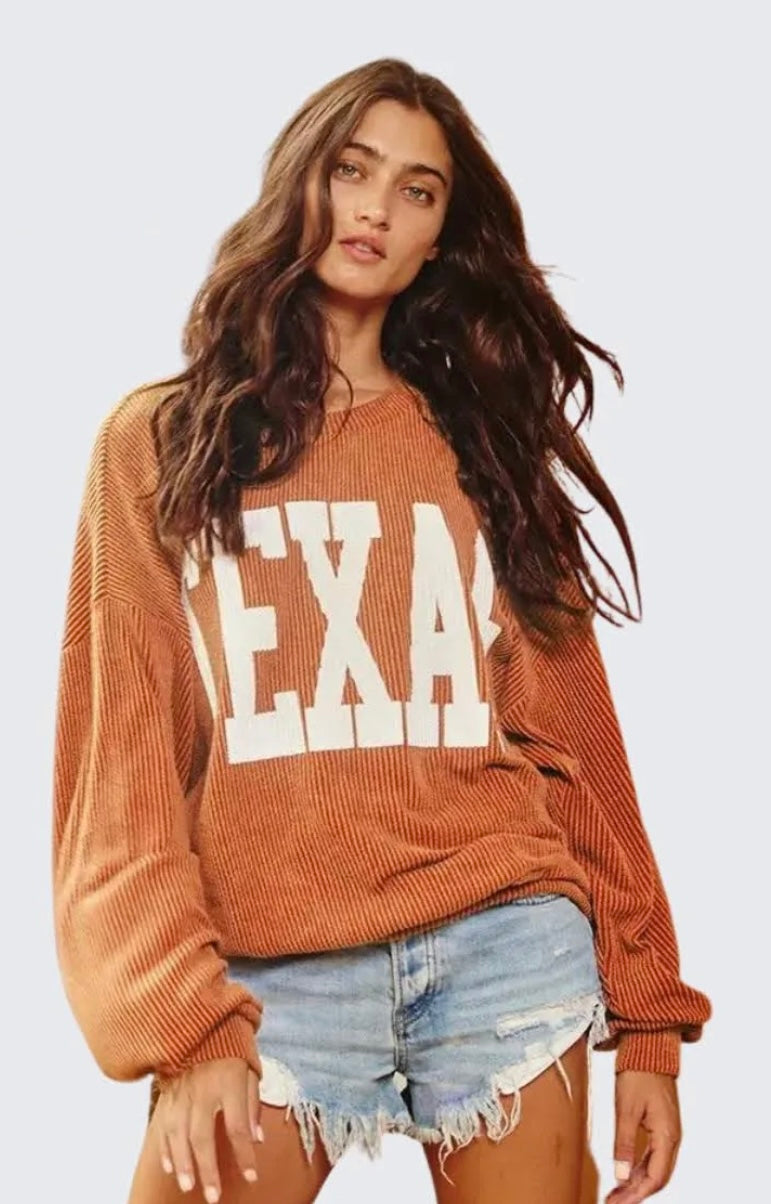Texas Comfy Graphic Sweatshirt