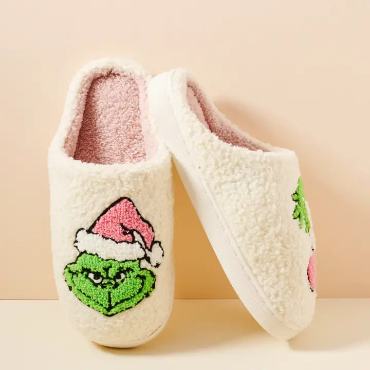 Grinchmas Cozy Slippers