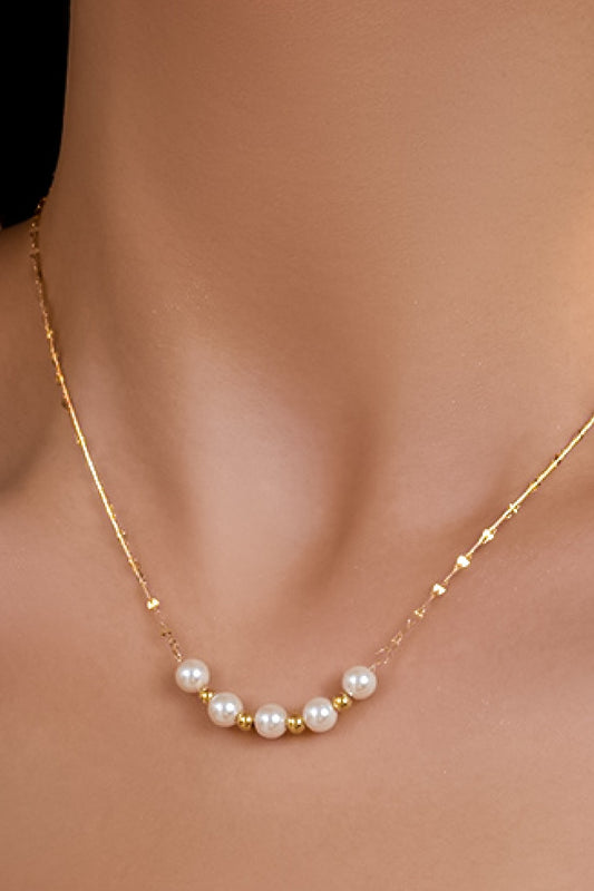 Pearl Beaded Necklace