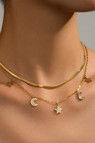 Celestial Double Layer Necklace