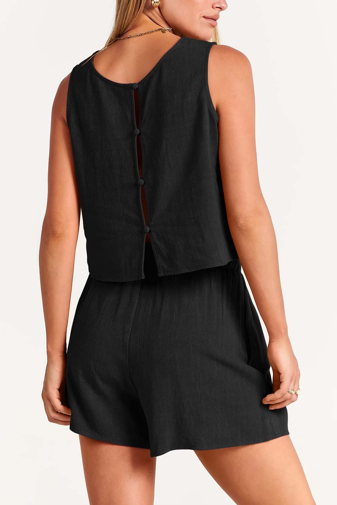 Paloma Linen Shorts Set