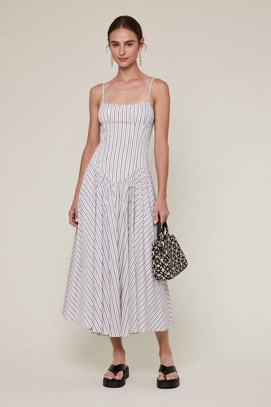 Stripe Era Midi Dress