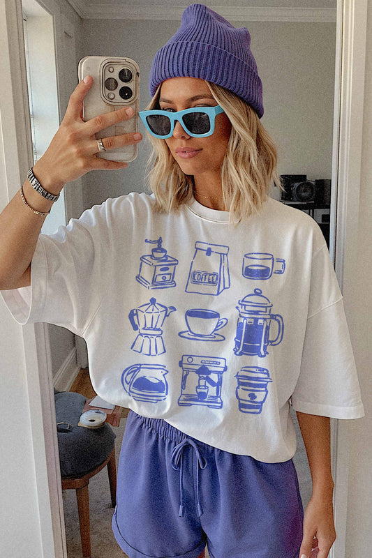 All The Coffees Graphic Tee