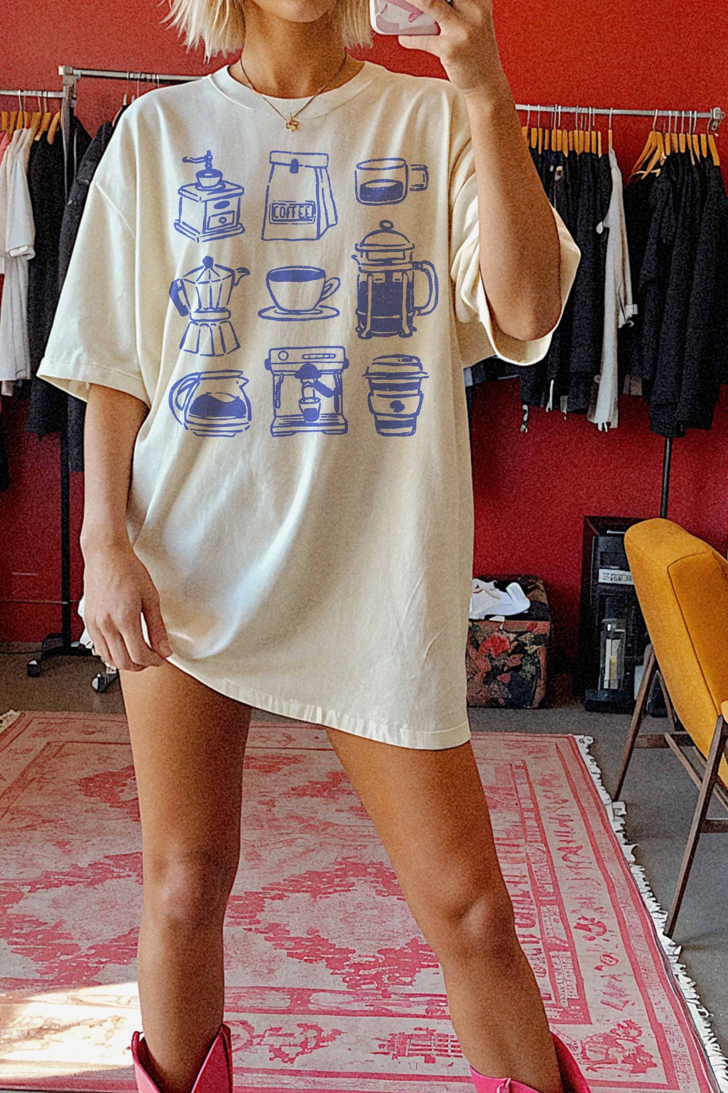All The Coffees Graphic Tee