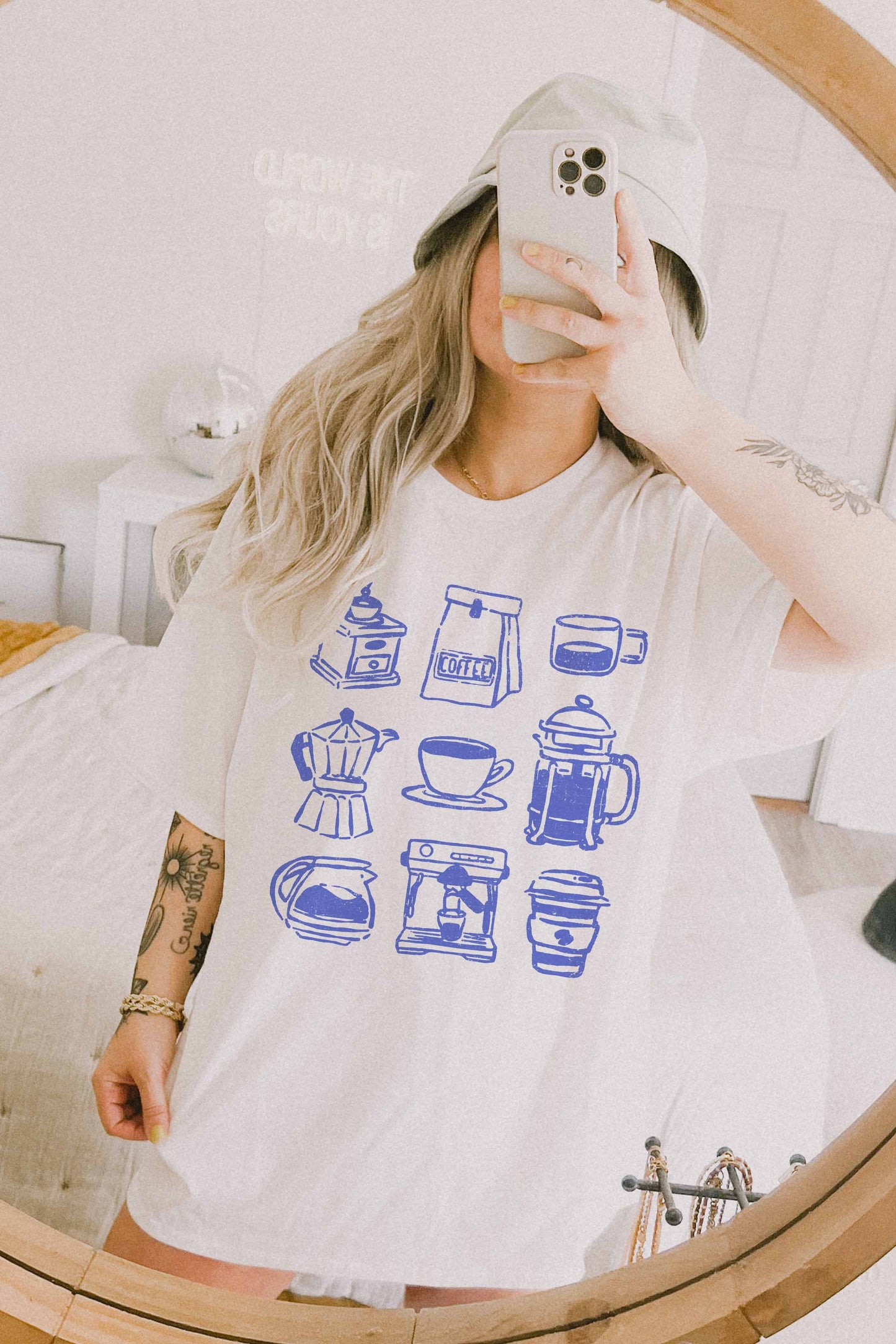 All The Coffees Graphic Tee
