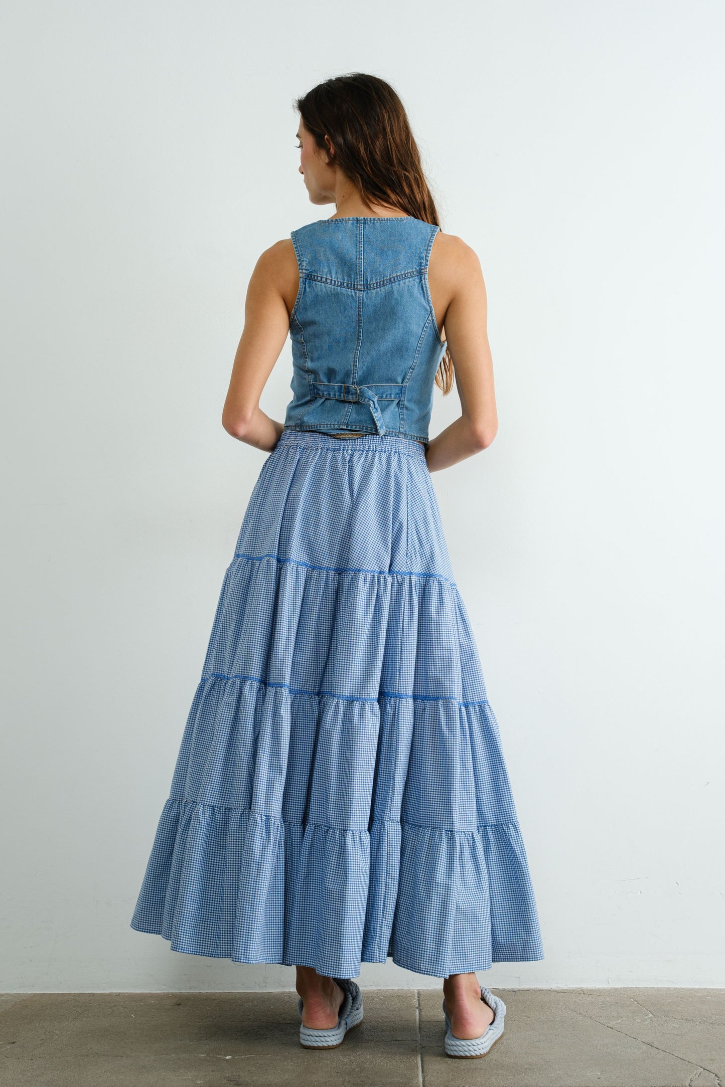 Denim Adjustable Vest