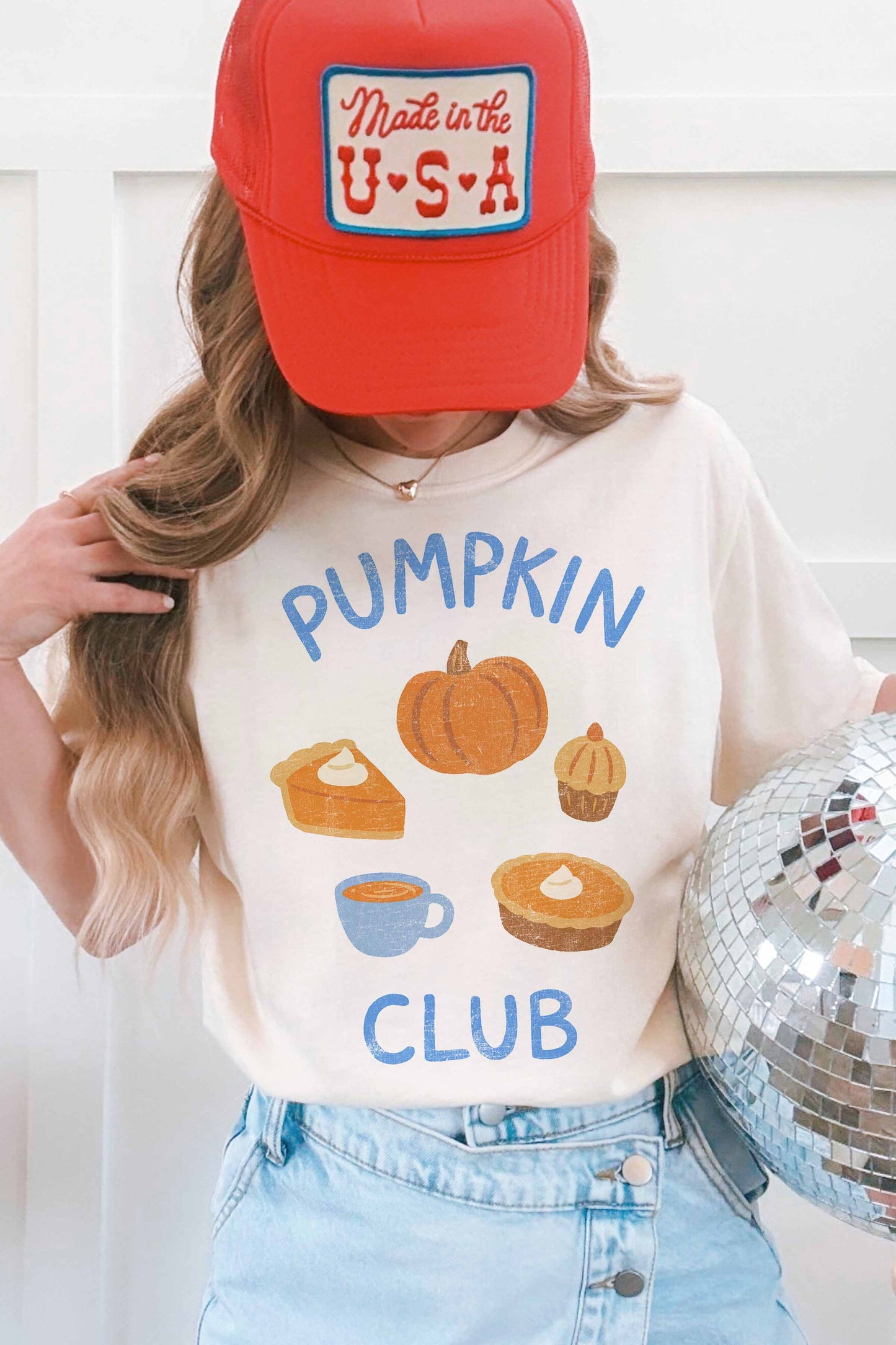 Pumpkin Club Oversize Tee