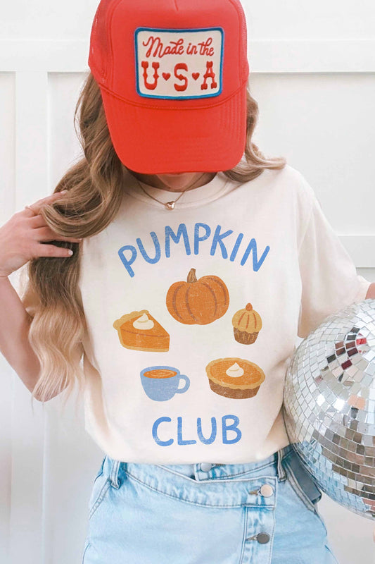 Pumpkin Club Oversize Tee