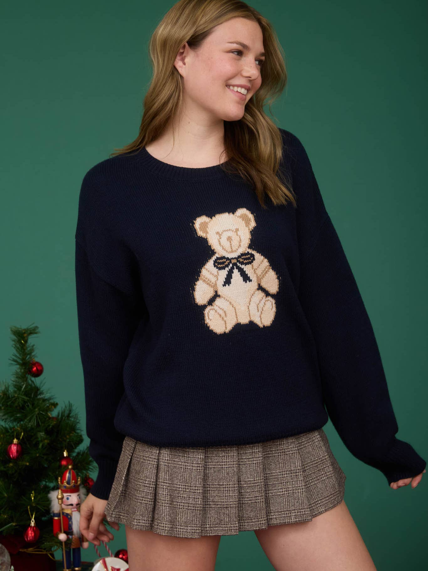 Teddy Crew Neck Sweater