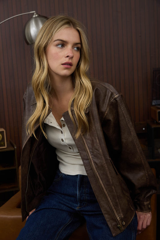 Nomad Faux Leather Jacket