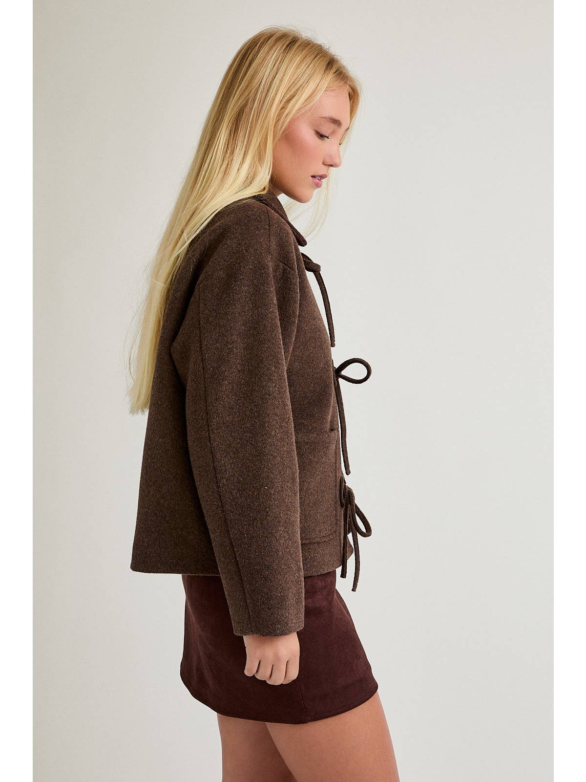 Mocha Charm Wool Jacket