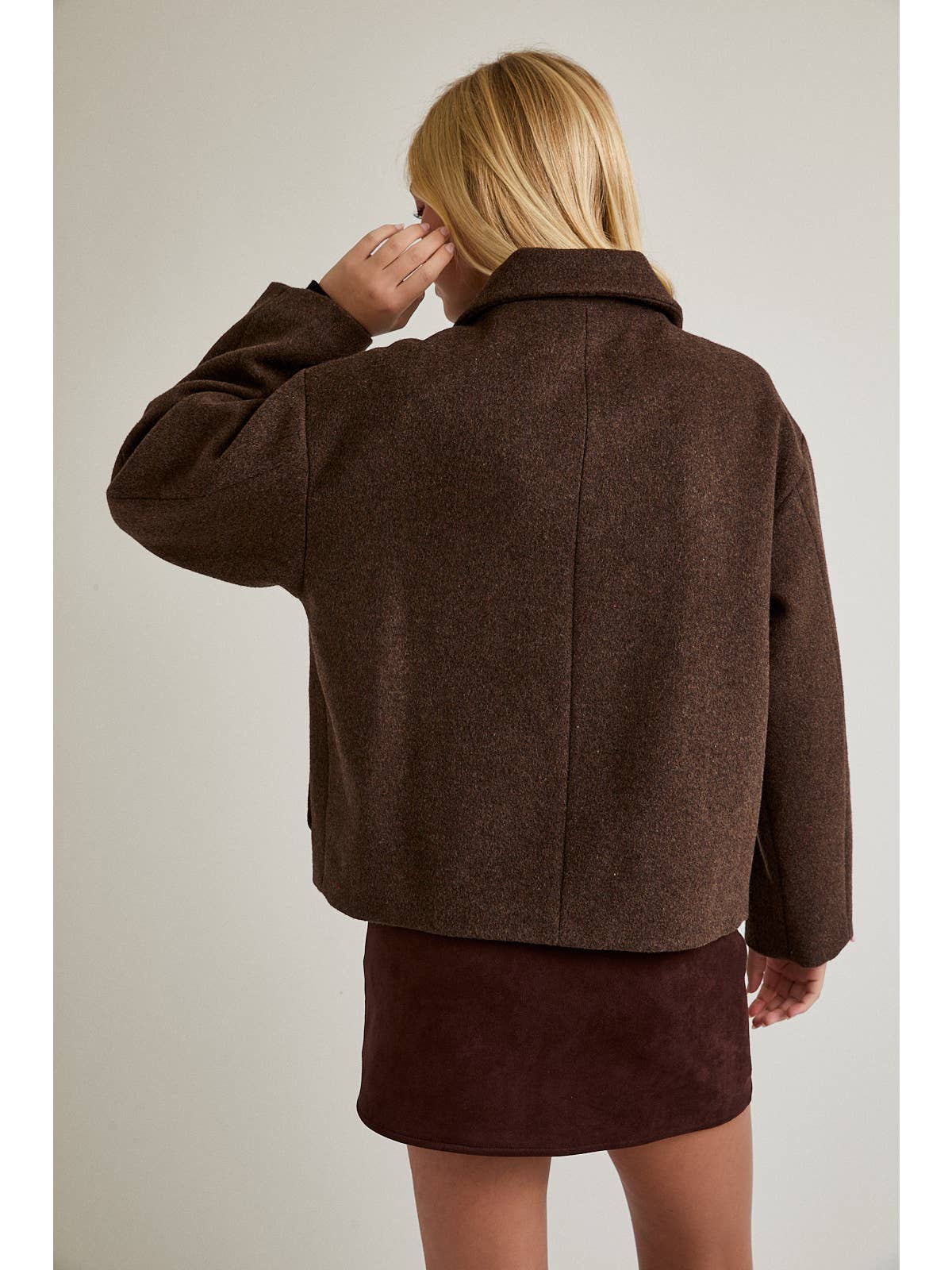 Mocha Charm Wool Jacket
