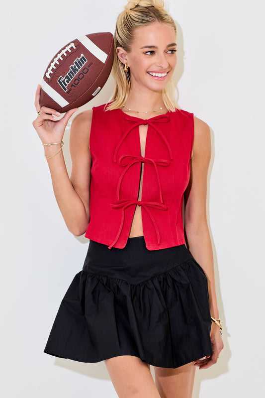 Red Ties Vest Top