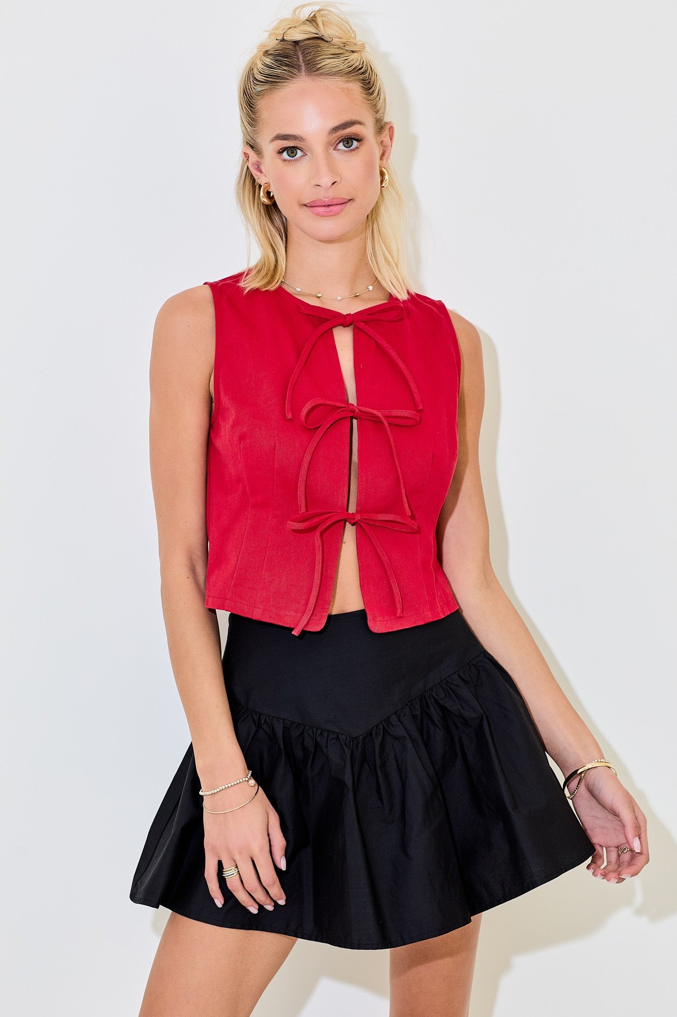 Red Ties Vest Top