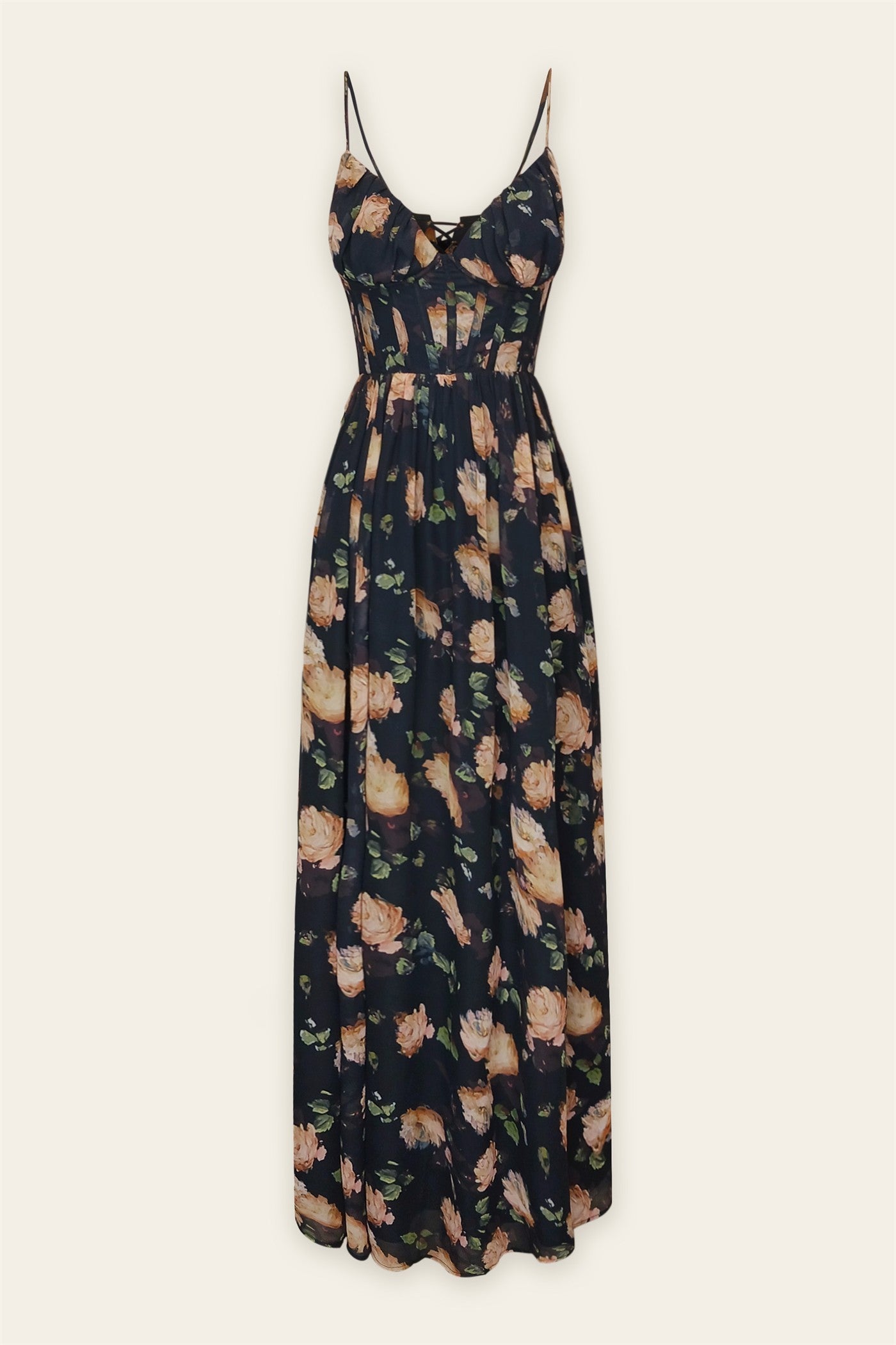 Midnight Rose Garden Dress