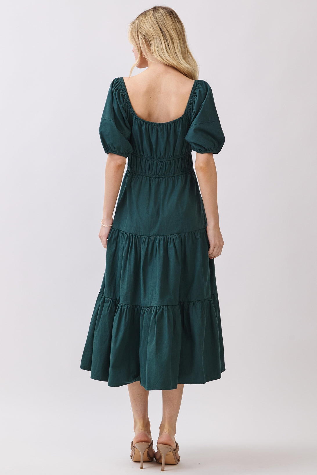 Forest Green Midi Dress