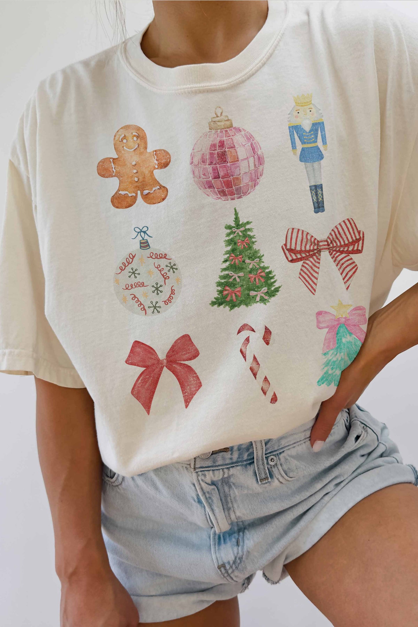 Christmas Vibes Oversize Tee