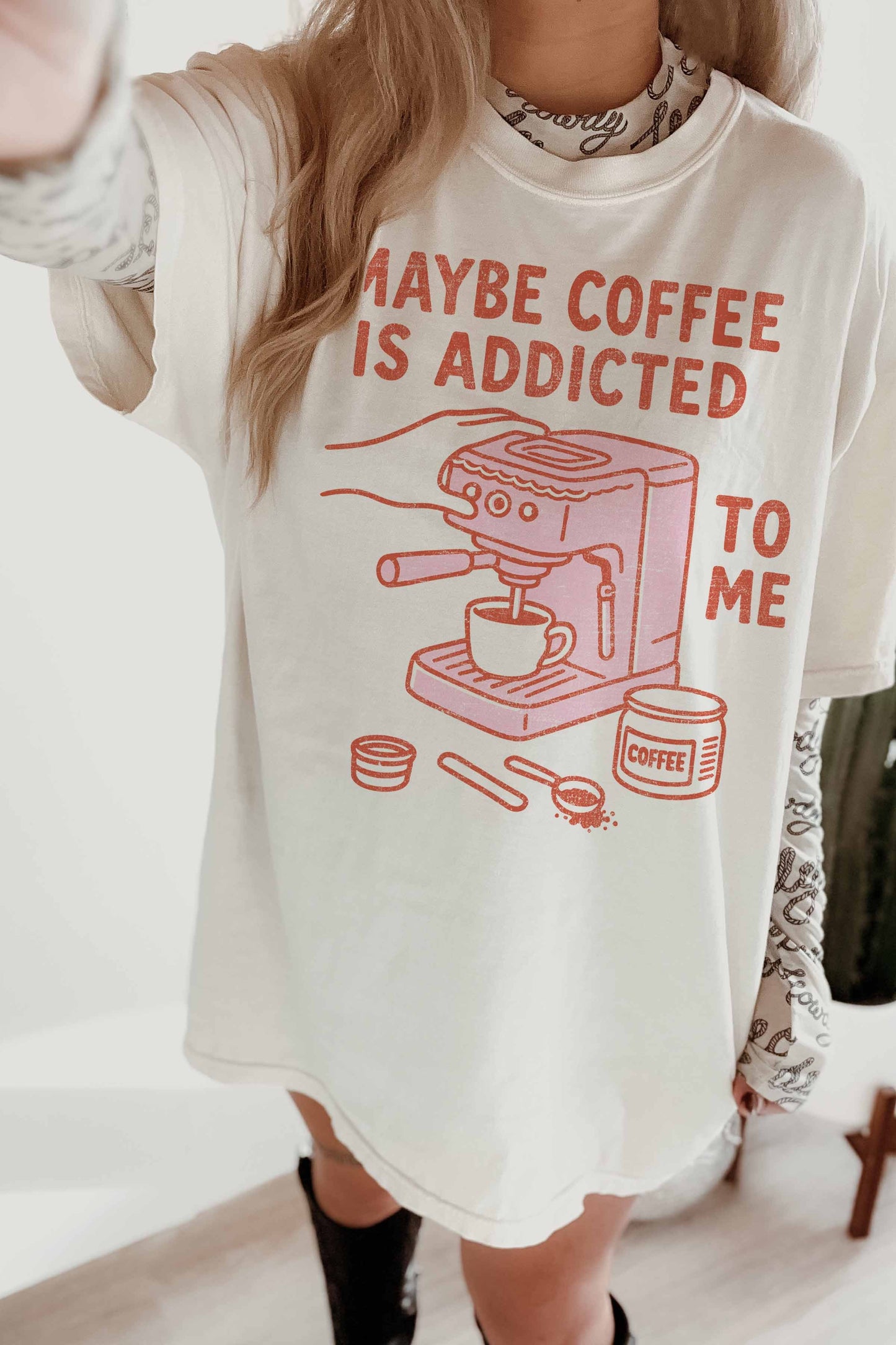 Coffee Oversize Tee