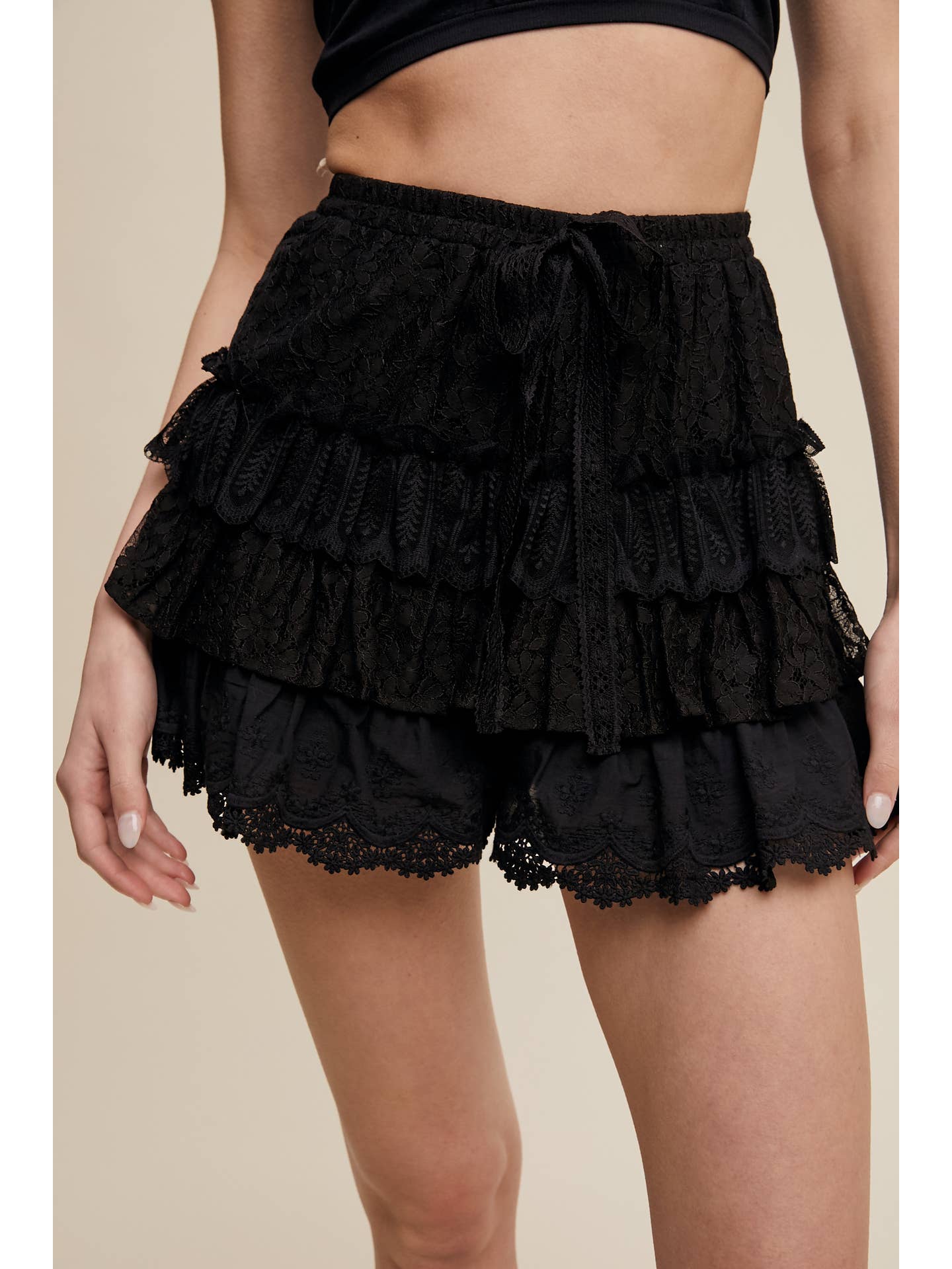 Ruffle Lace Skort