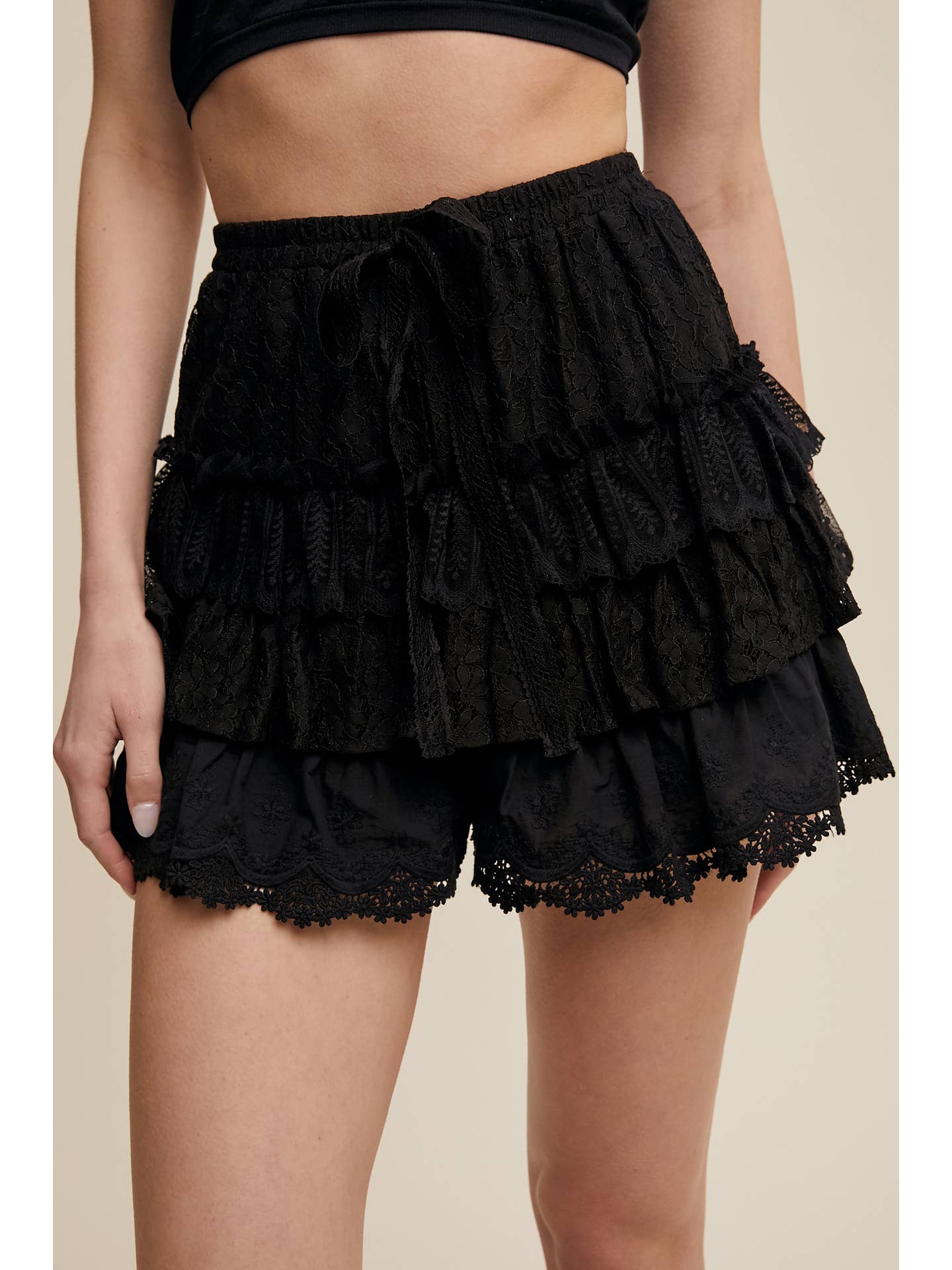 Ruffle Lace Skort