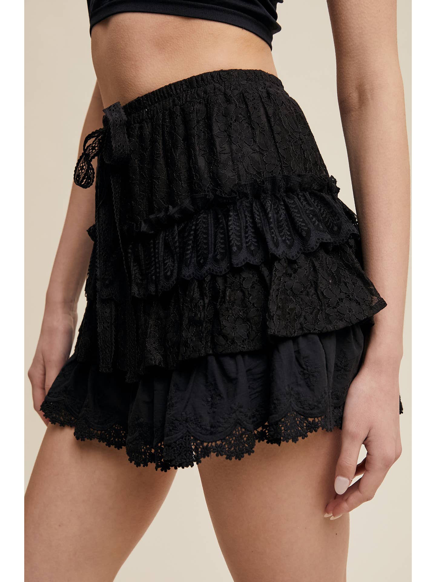 Ruffle Lace Skort