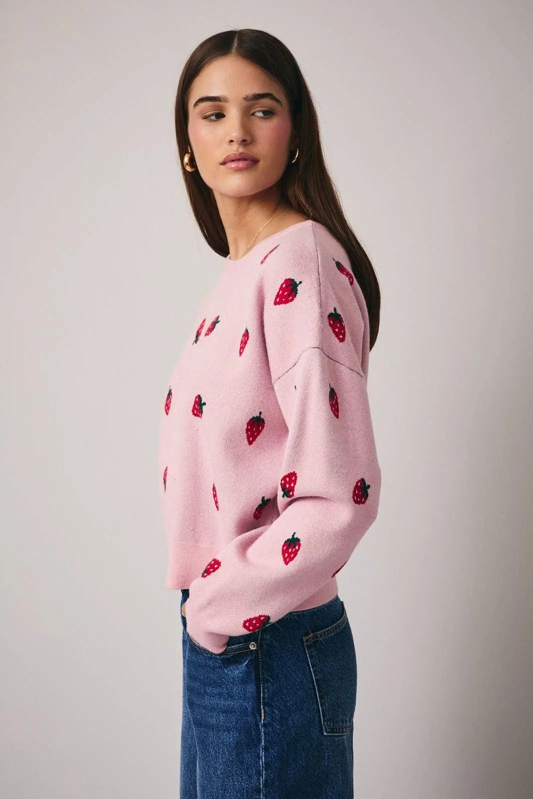 Strawberry Blush Sweater