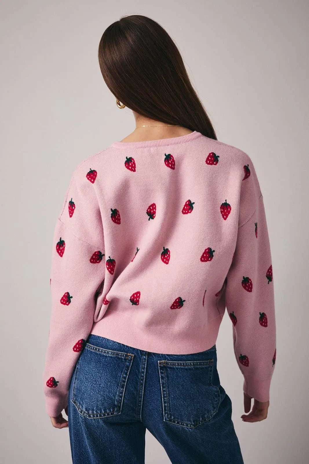 Strawberry Blush Sweater