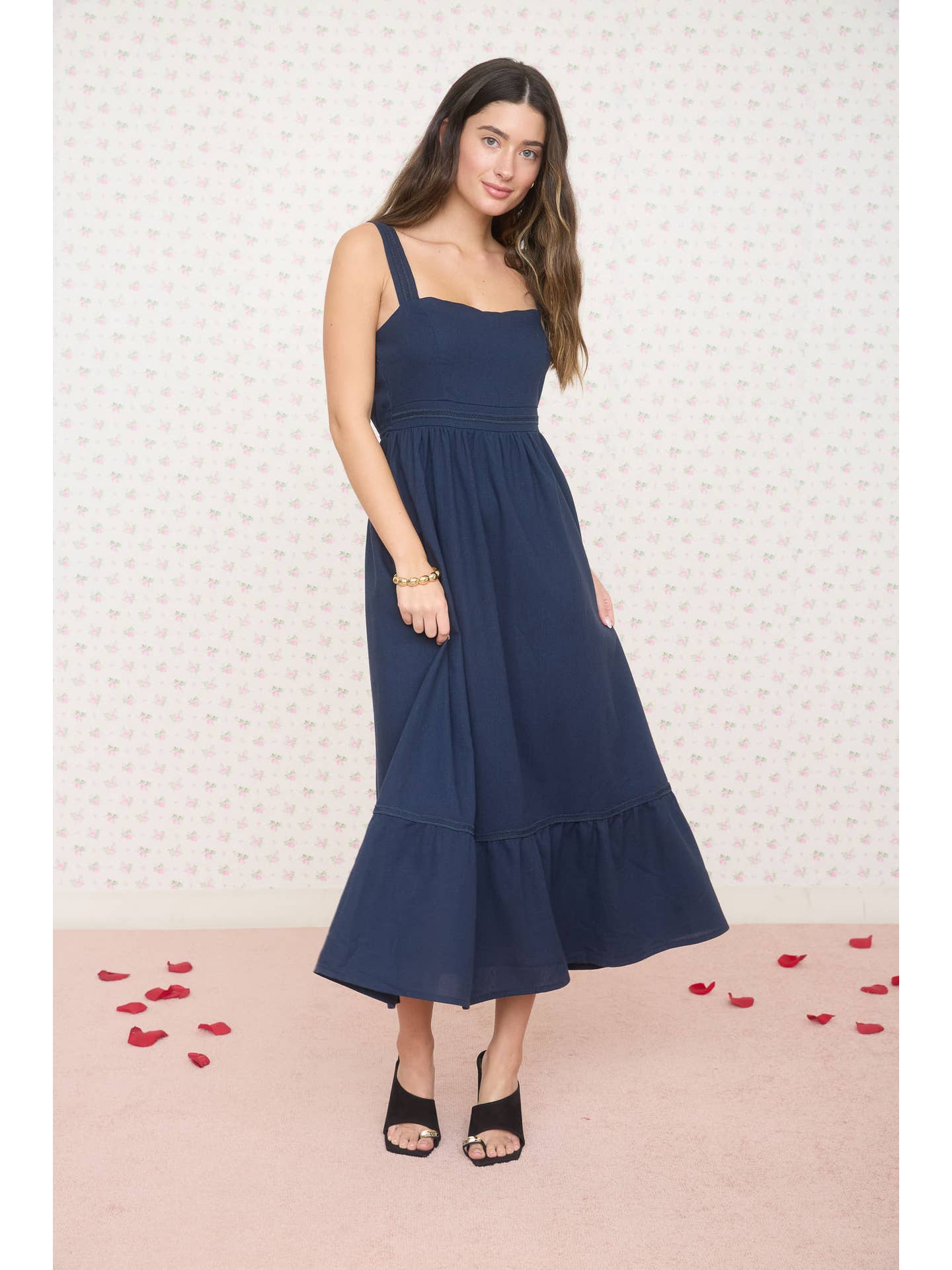 Navy Midi Dress