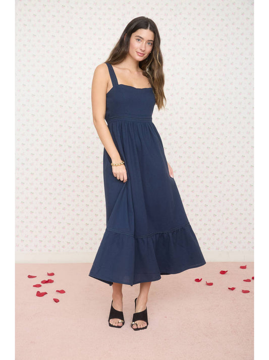 Navy Midi Dress