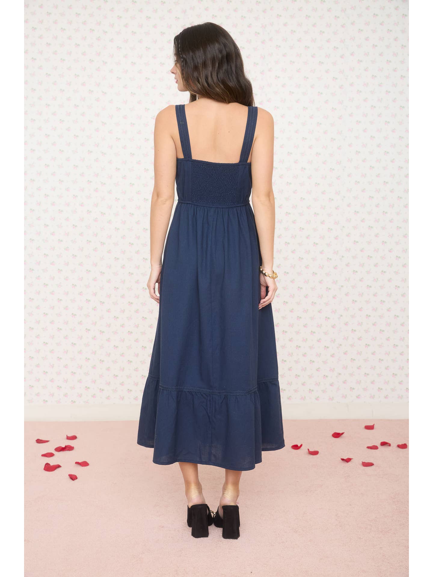 Navy Midi Dress