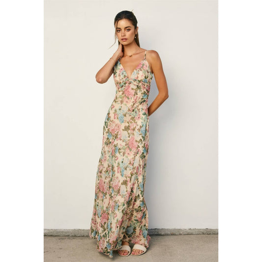 Chiffon Maxi Floral Dress