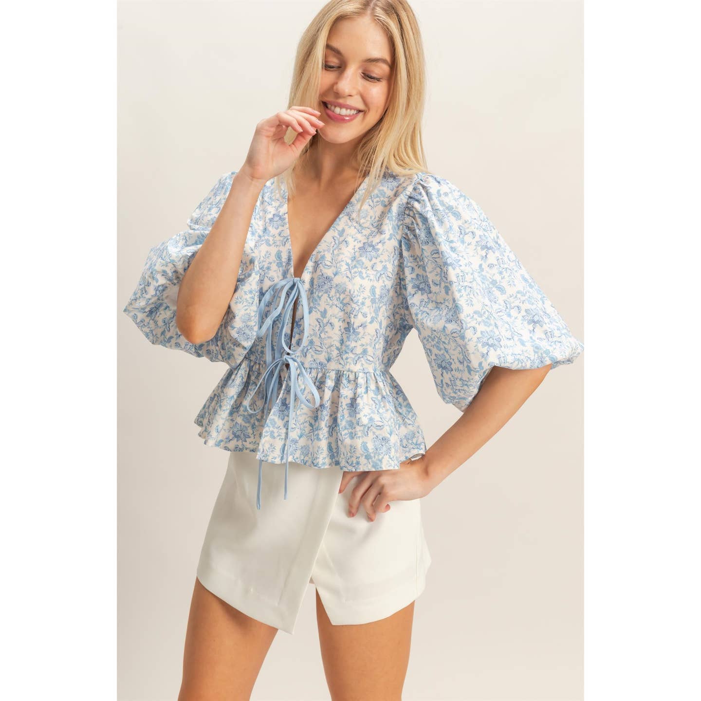 Floral Bridgeton Top