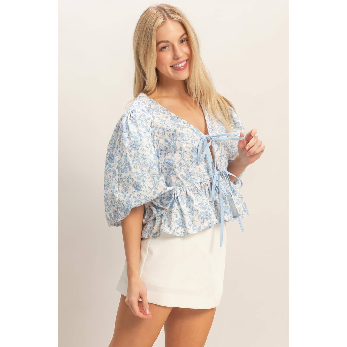Floral Bridgeton Top