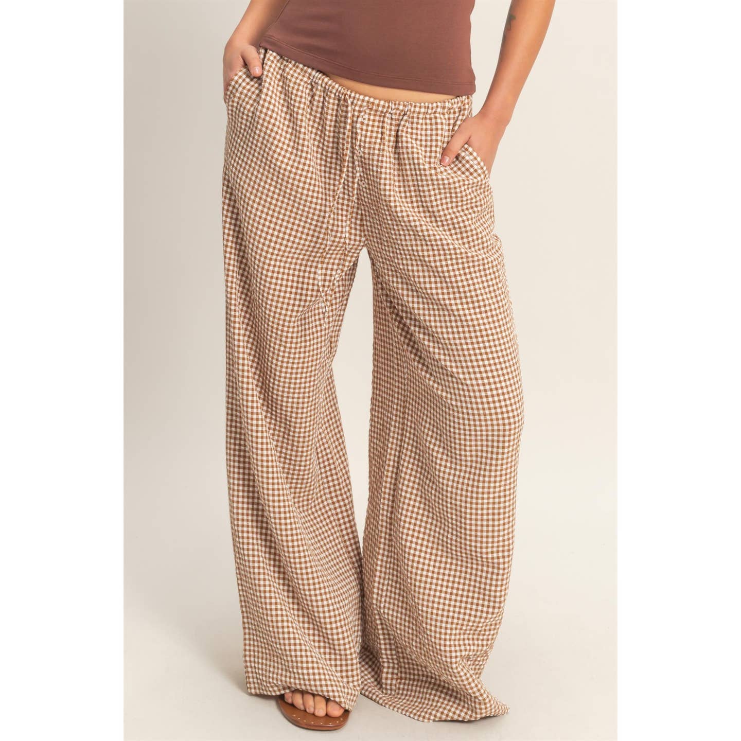 Gingham Spring Soft Pants