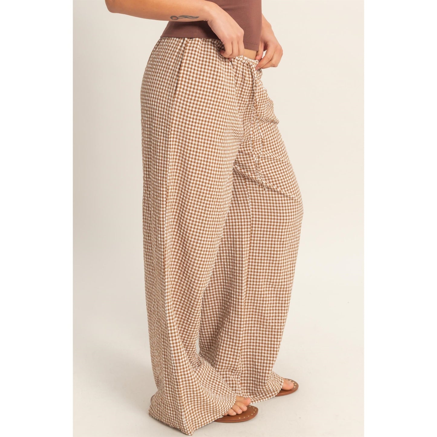 Gingham Spring Soft Pants