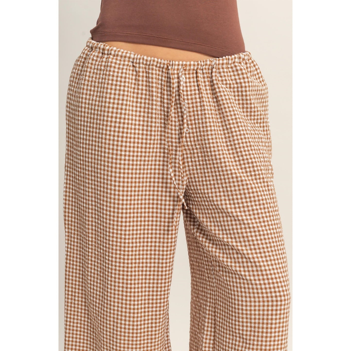 Gingham Spring Soft Pants