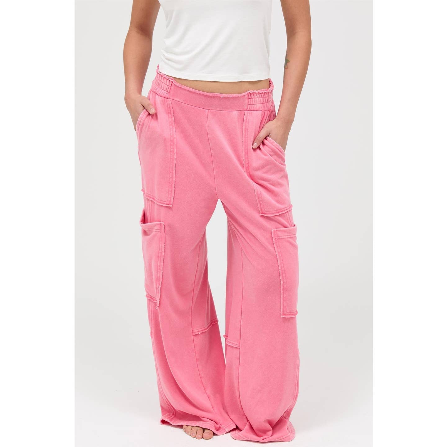 Soft Wide Leg Cargo Pant