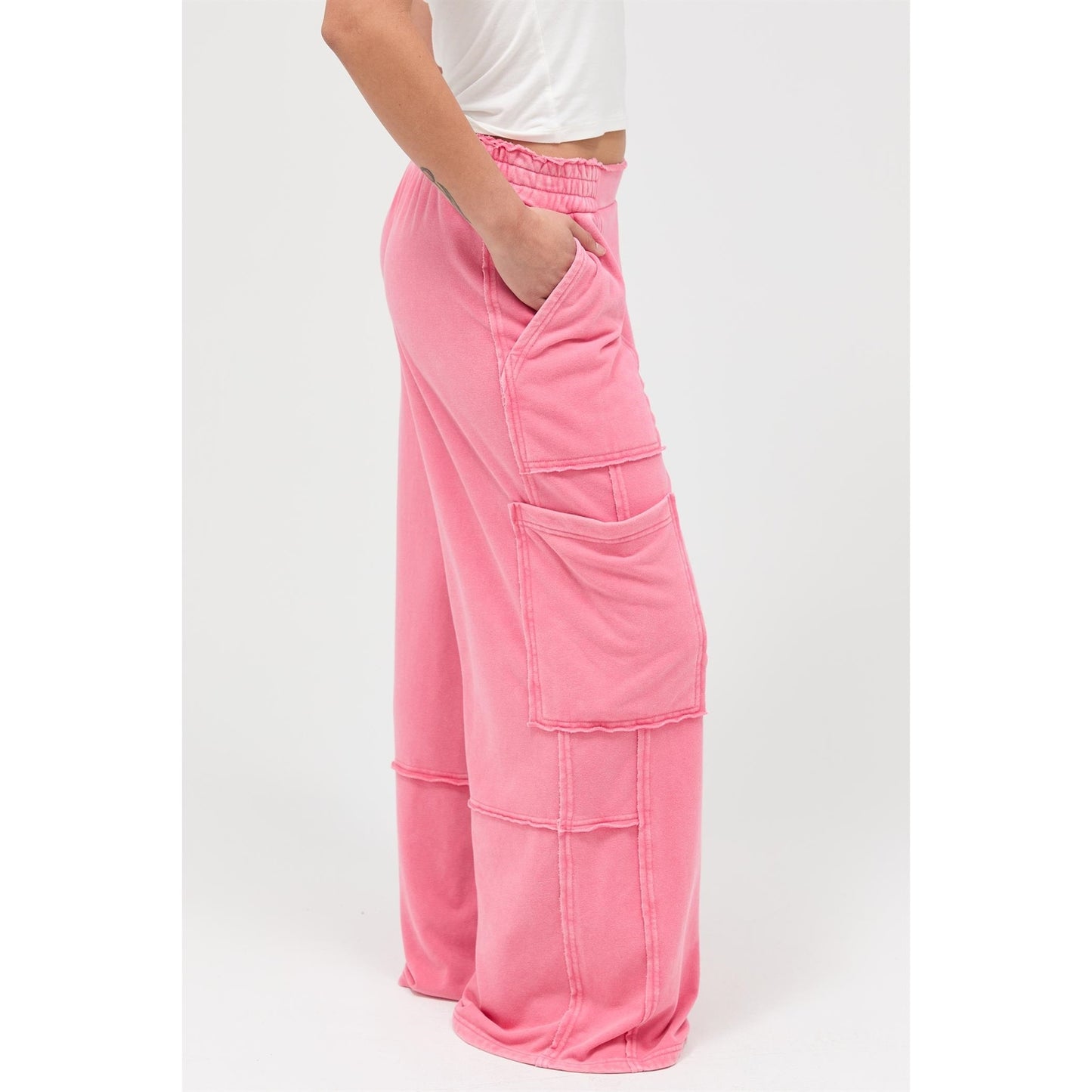 Soft Wide Leg Cargo Pant
