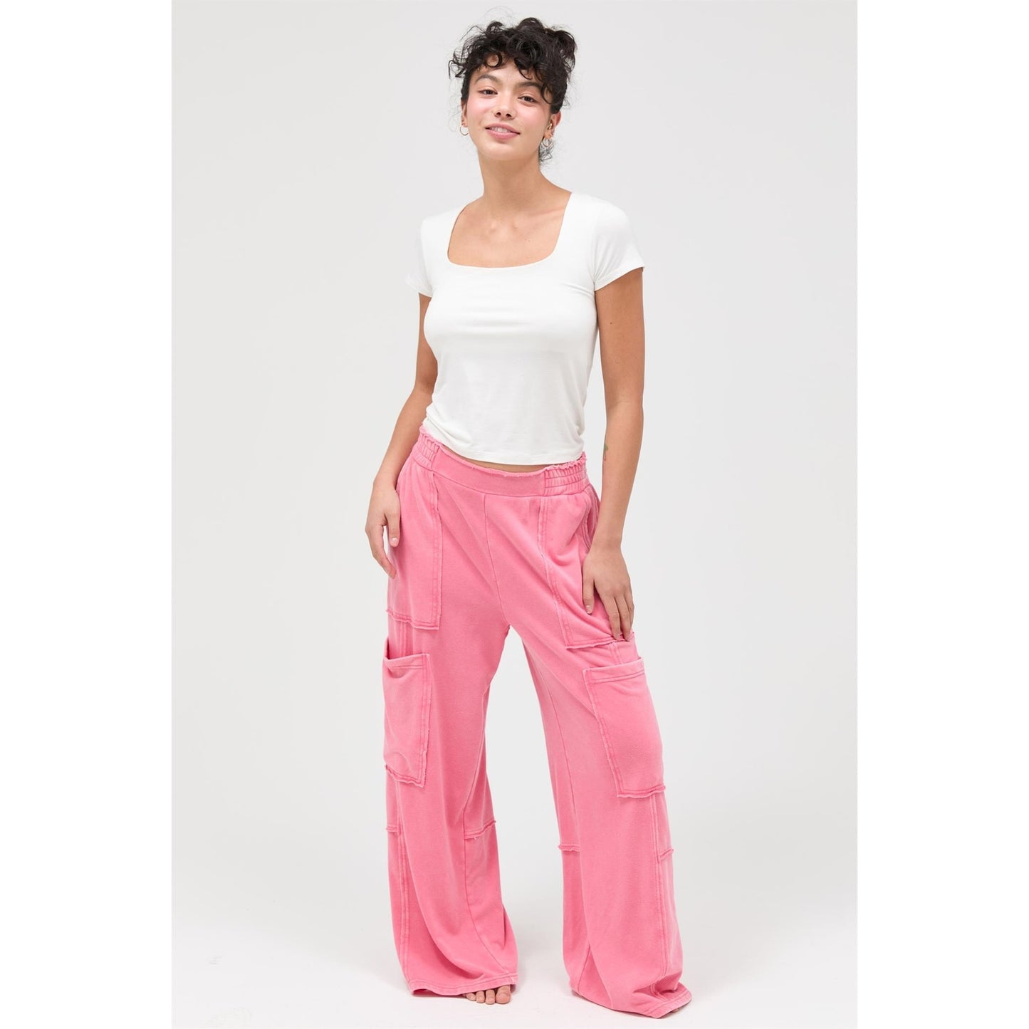Soft Wide Leg Cargo Pant