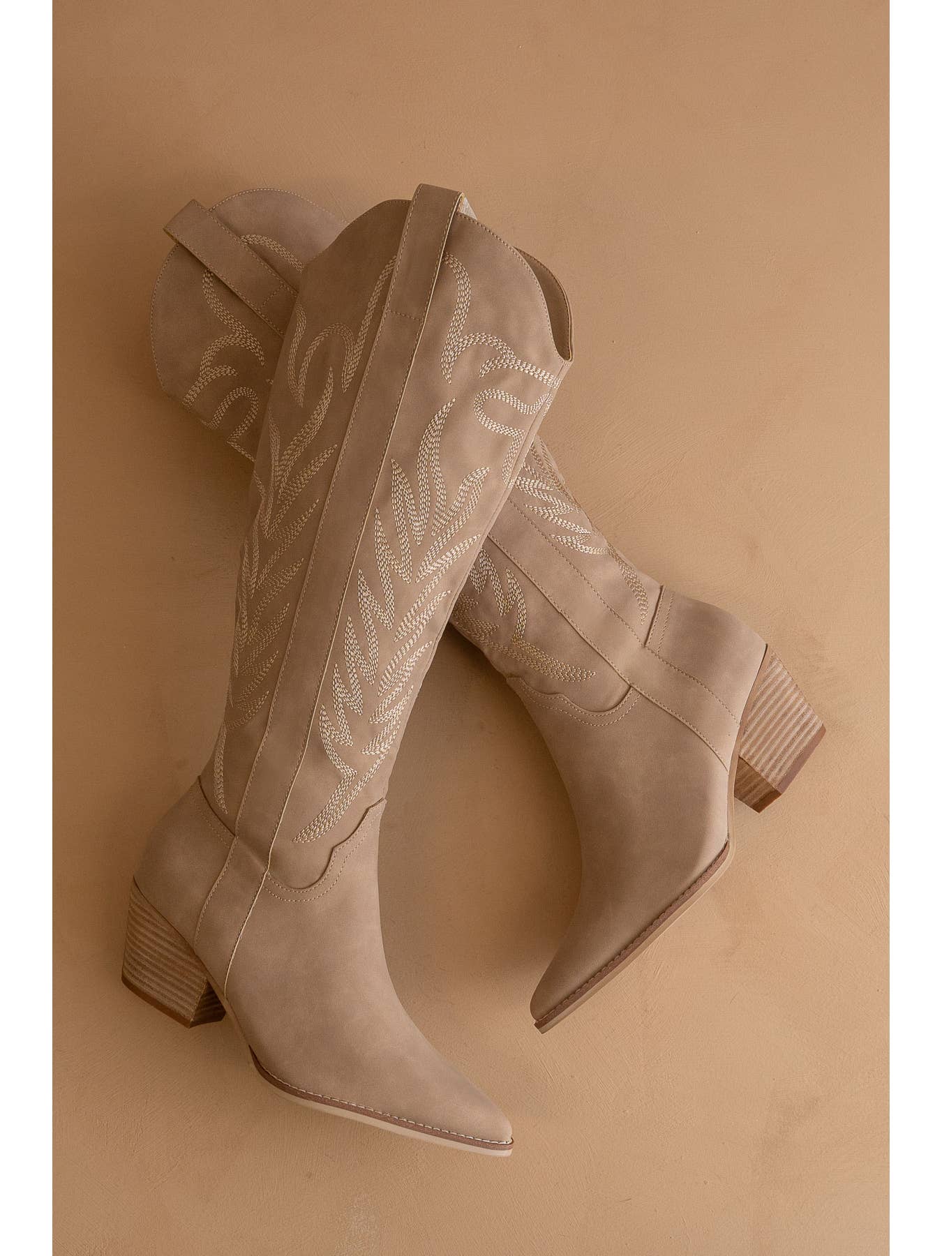 Samara Beige Tall Boot