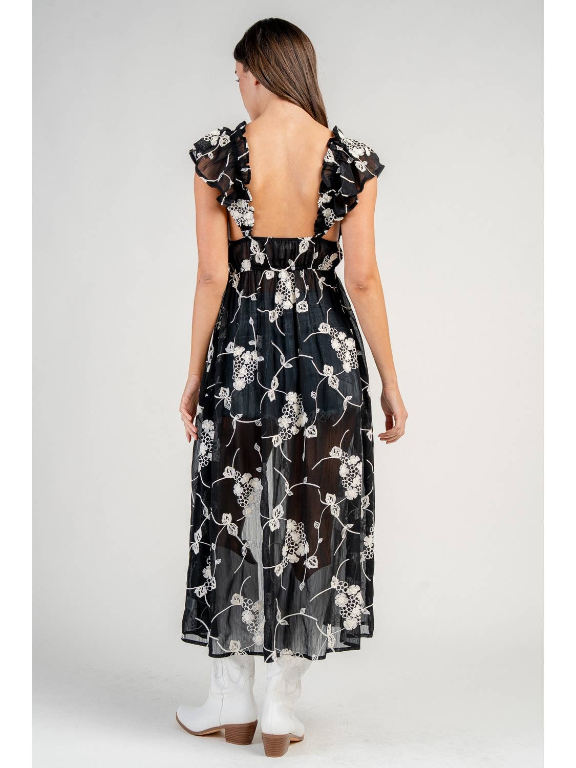 Embroidered Festival Duster Top