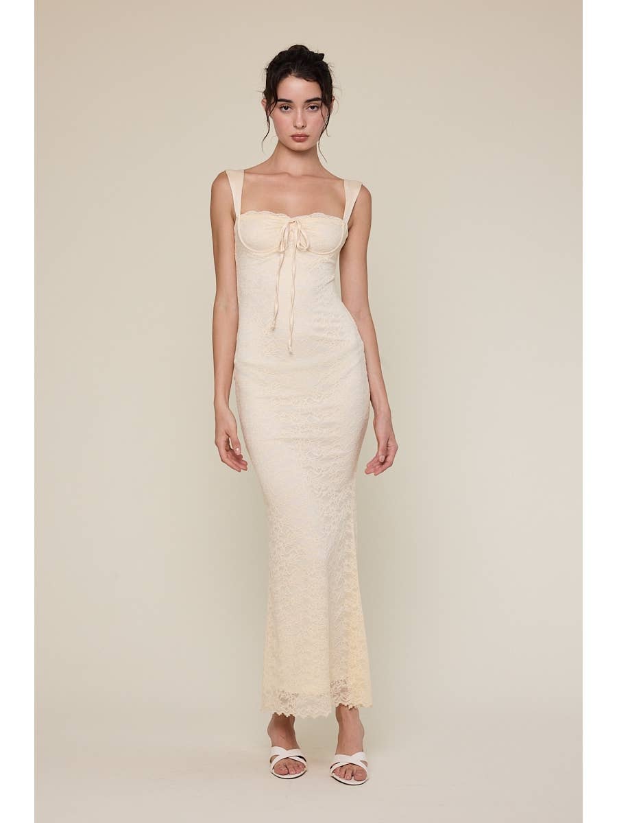 Lace Bodycon Maxi