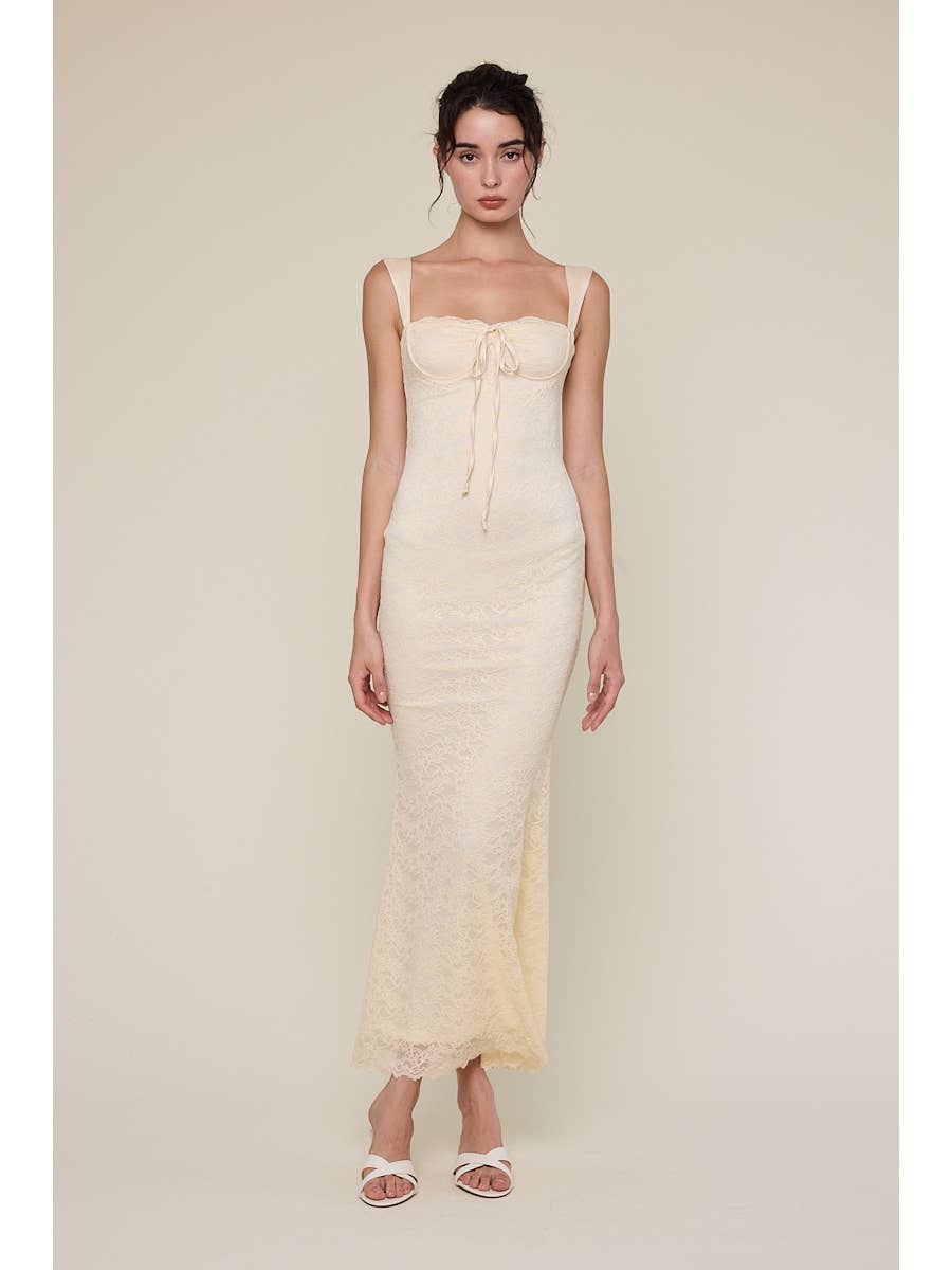 Lace Bodycon Maxi