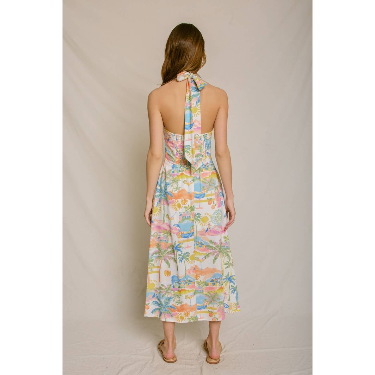 Halter Summer Getaway Dress