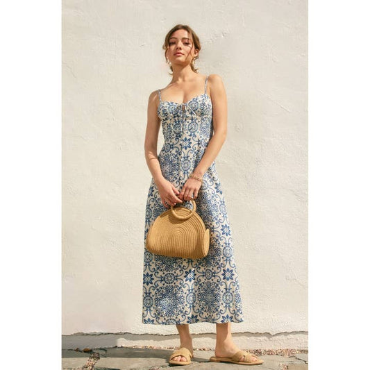 Azalea Mosaic Maxi Dress