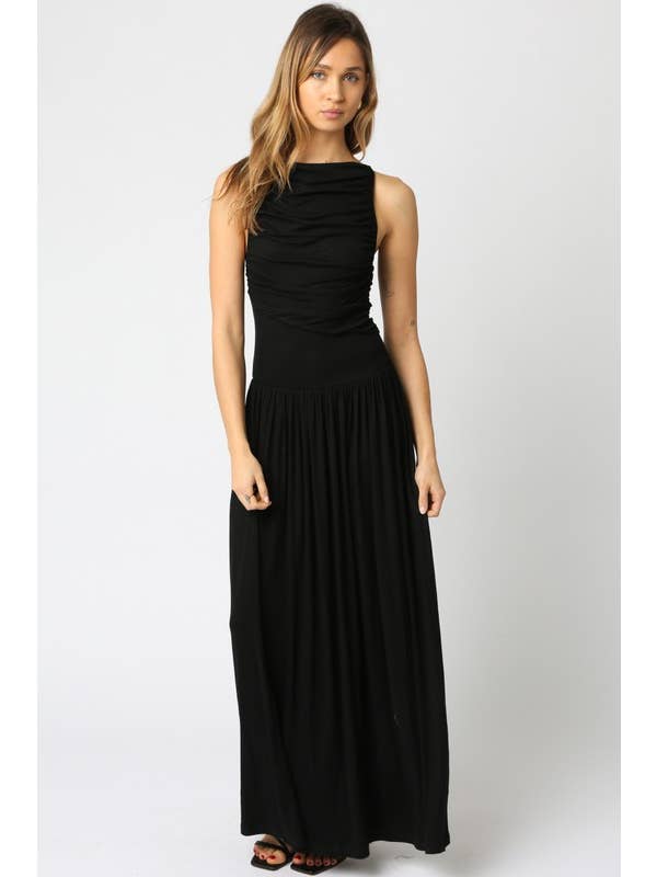 Leni Drape Maxi Dress