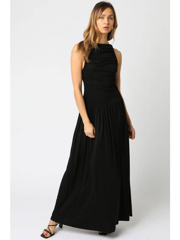 Leni Drape Maxi Dress