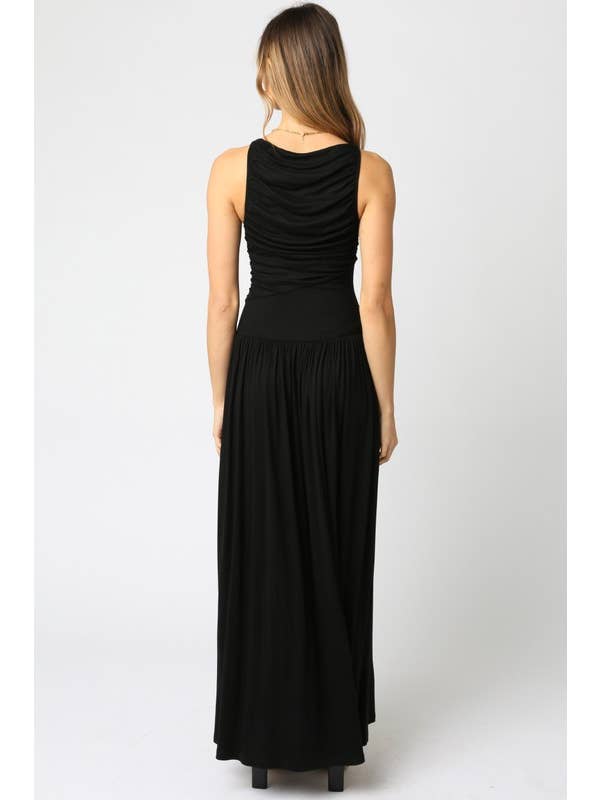 Leni Drape Maxi Dress