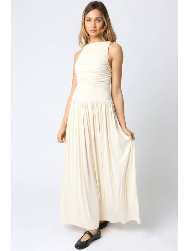 Leni Drape Maxi Dress